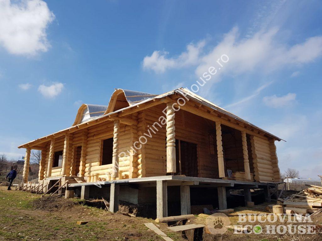 Cabana din lemn rotund Iasi - Ciric