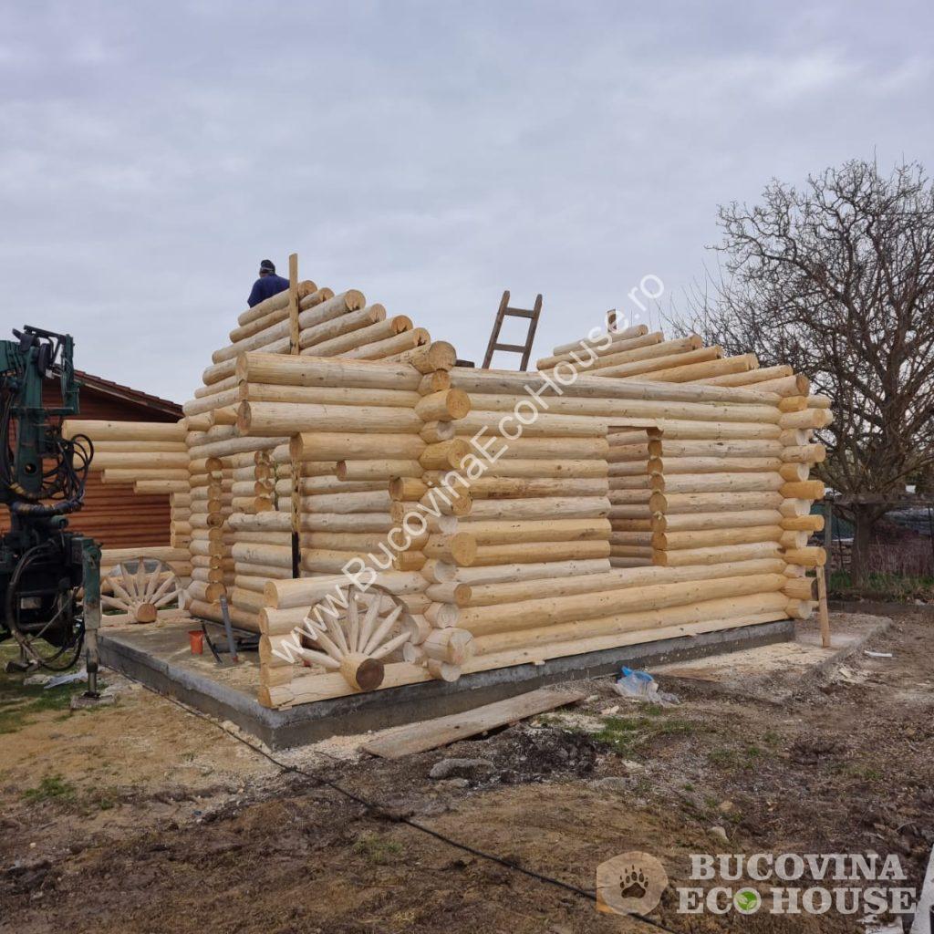 Cabana lemn rotund - AMALIA Satu Mare