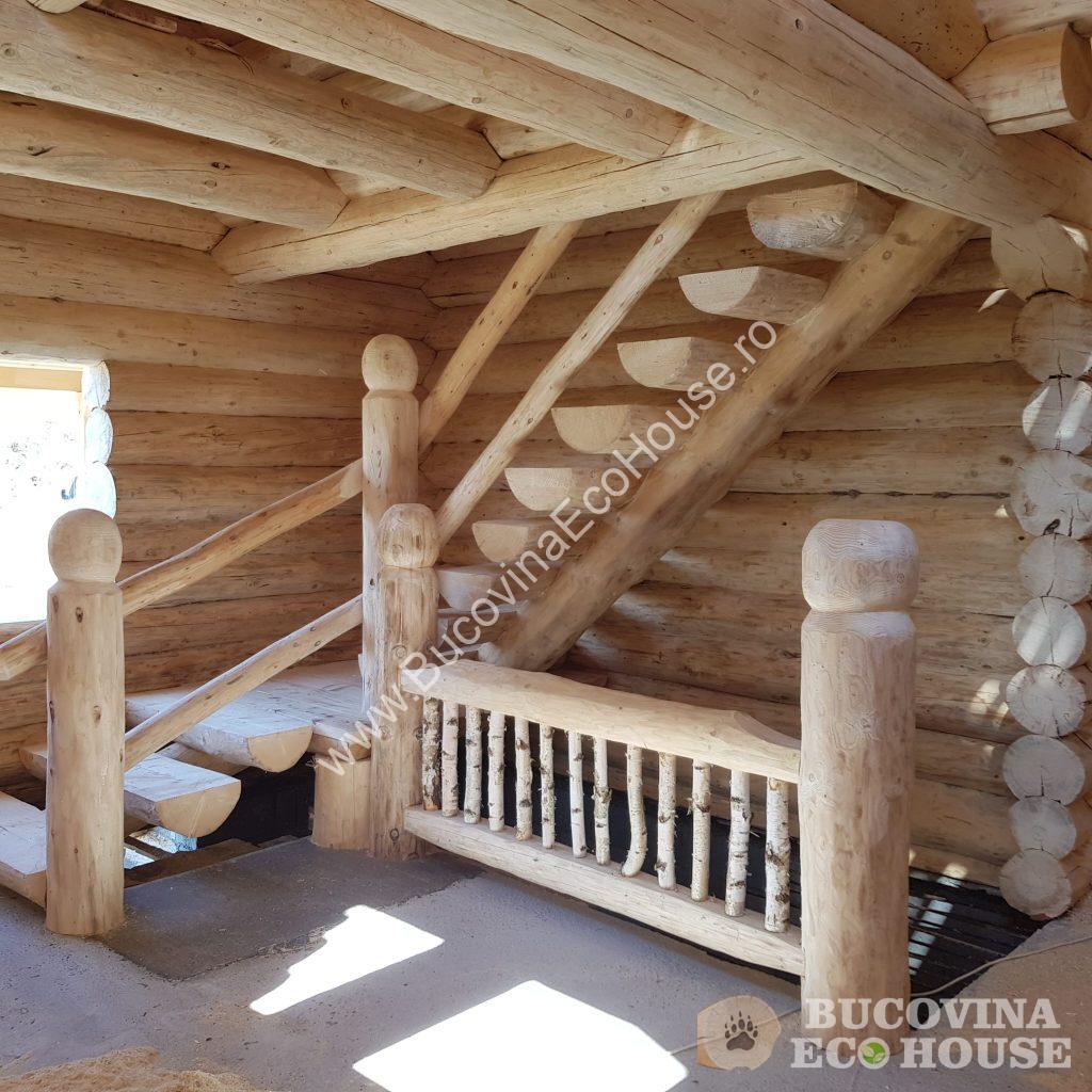 Cabana Chintea din lemn rotund - Maramures